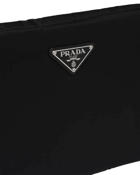 prada clutch padded nylon medium orange|prada white leather purse.